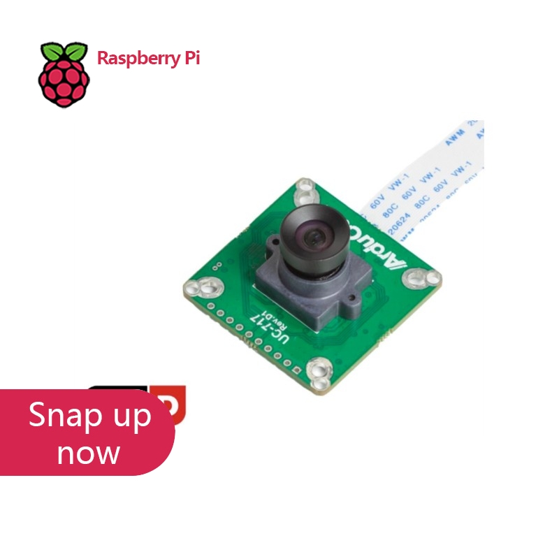 Raspberry Pi Global Shutter Camera Imx296 - Arducam IMX296 1,58 MP mono-camera met