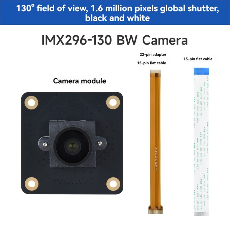 B29C-IMX296 1456X1088 1.6MP BW - Raspberry Pi Global Shutter Camera Imx296 recensie en prijs